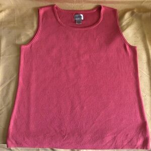 CHICOS Knit Top, Sleeveless, Size 1